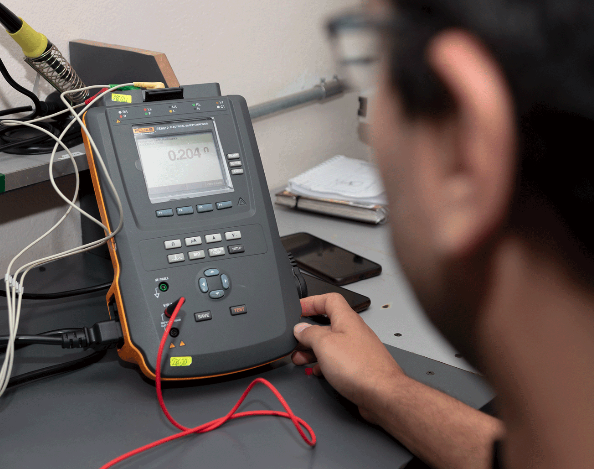 Calibración de equipos por AGC